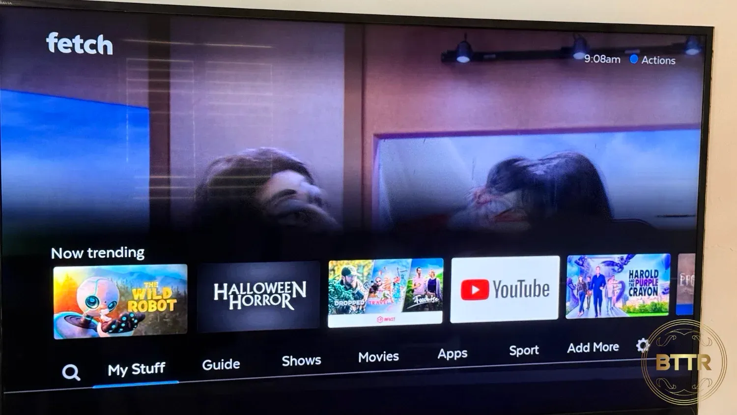 The UI of the Fetch Mini G5