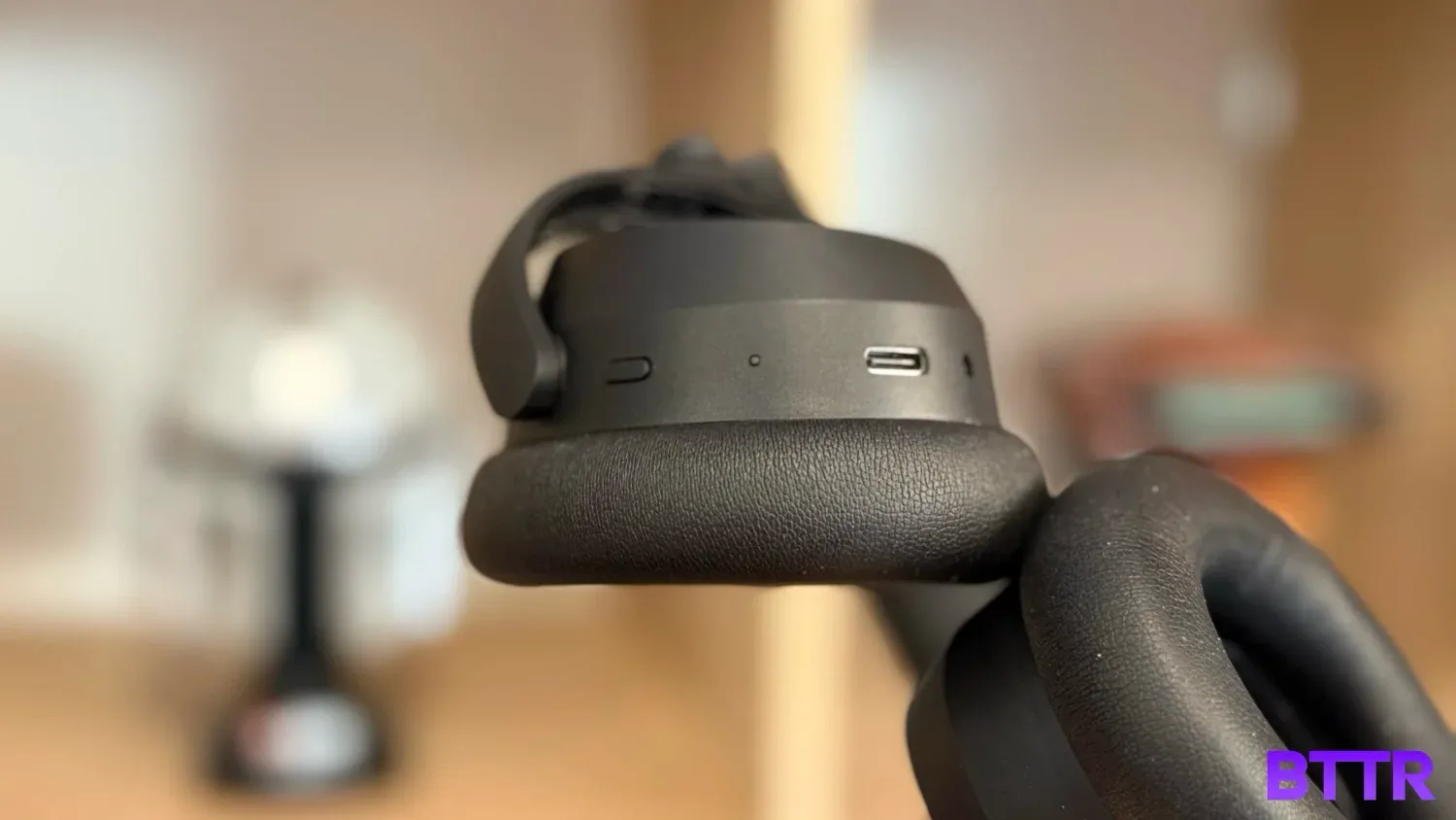 The Power button and charging port of the ACCENTUM Plus