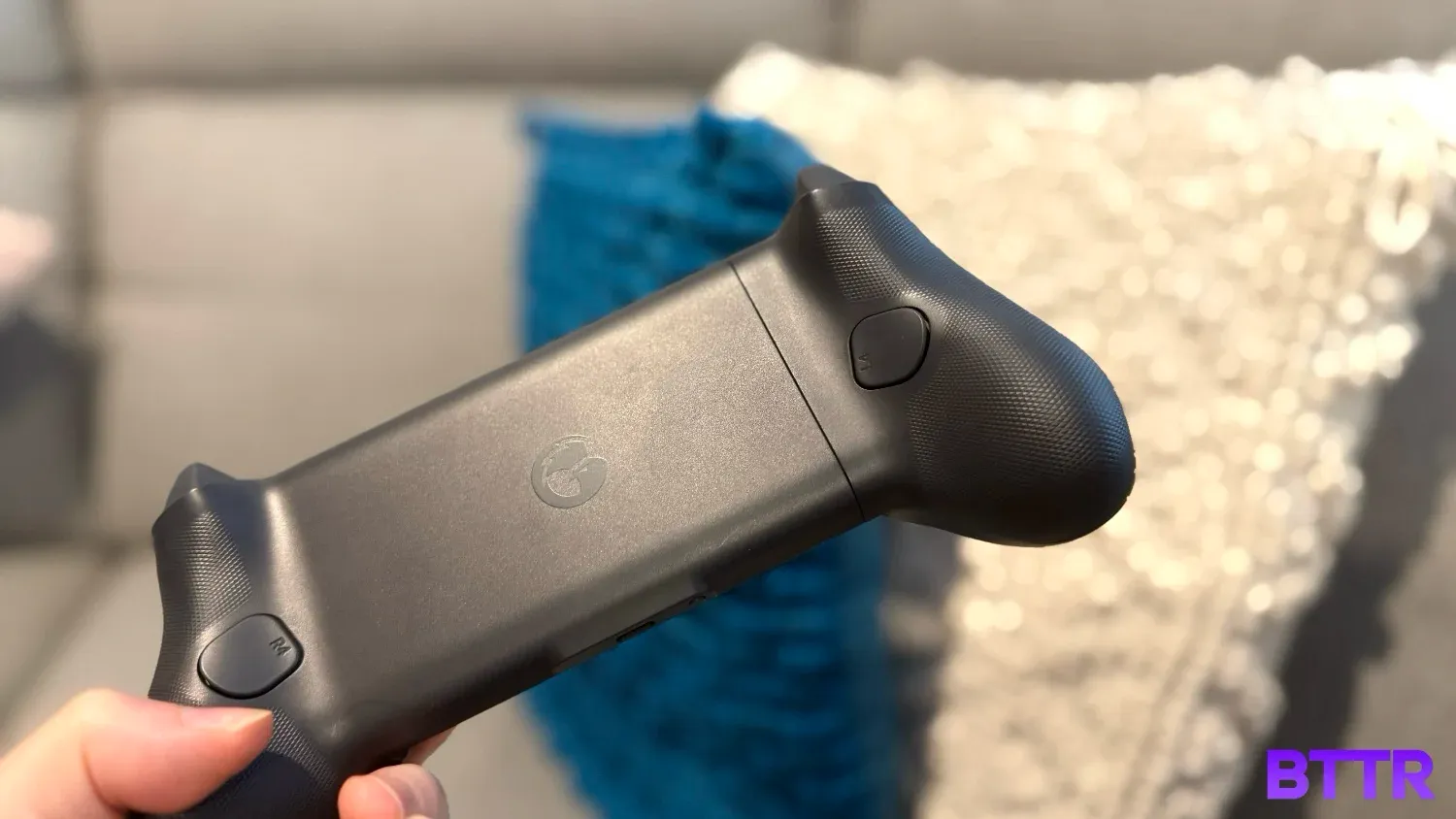 The back of the GameSir G8 Plus
