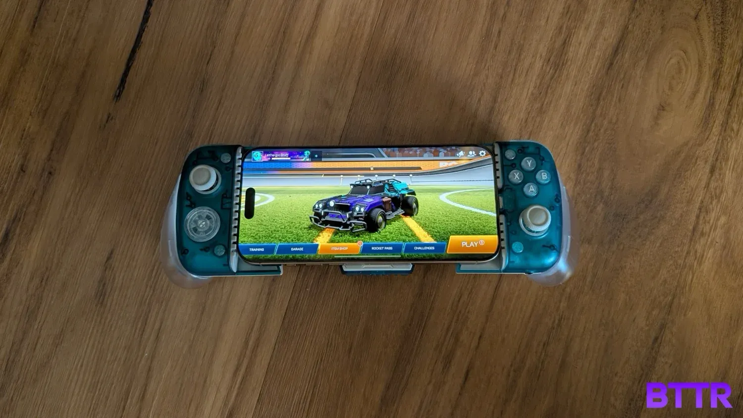 The iPhone 16 Pro Max in the GameSir X3 Pro 
