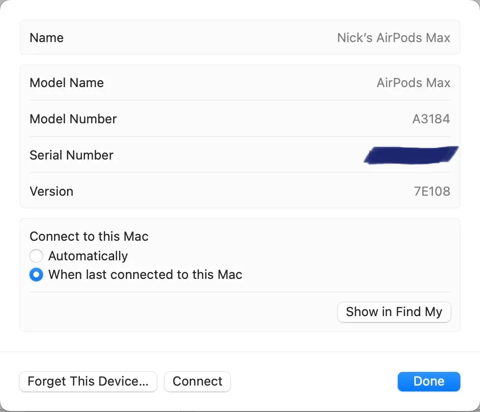 The necessary settings in for the AirPods to stop them automatically switching every time a browser window has an auto-play video