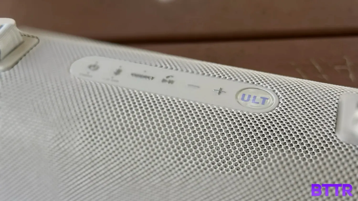 Close up of the controls of the Sony ULT Field 3