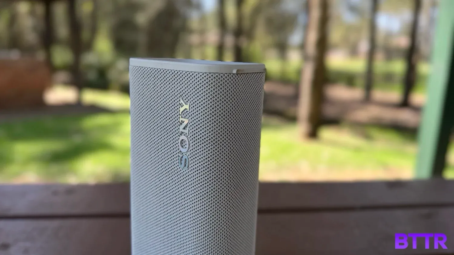 The Sony ULT Field 3 standing upright