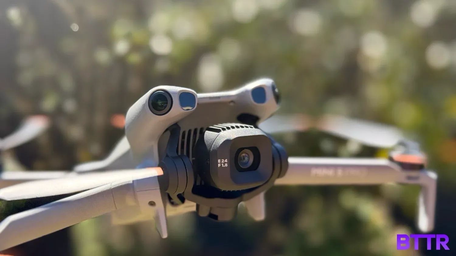 Close up of the camers on the DJI Mini Pro 5