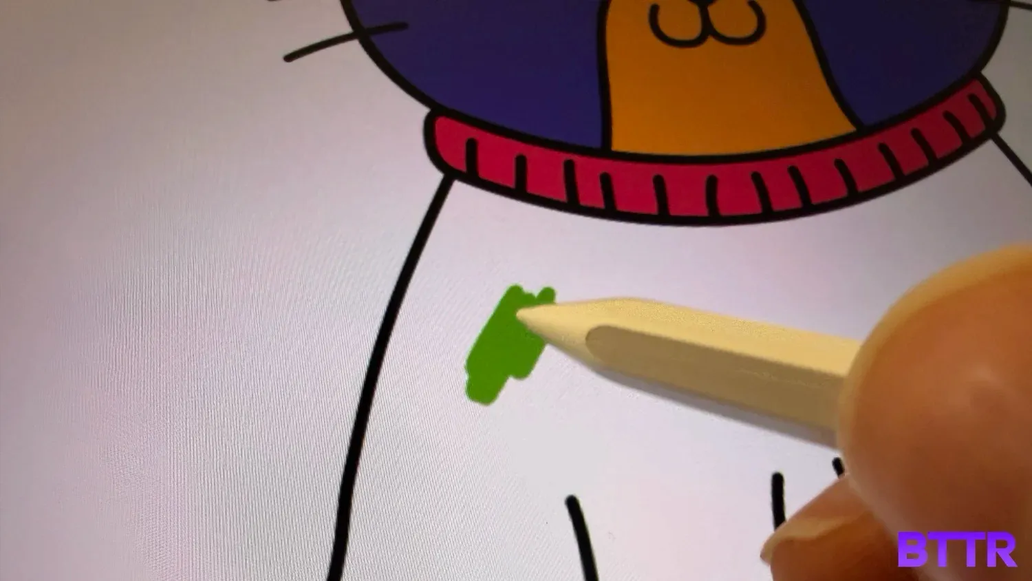 Colouring in with the S-Pen