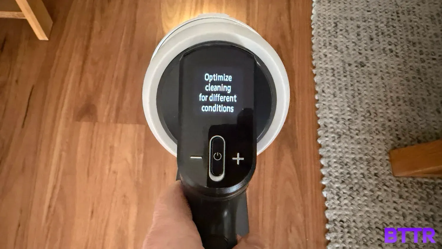 Vacuuming with the Samsung Bespoke AI Jet Ultra