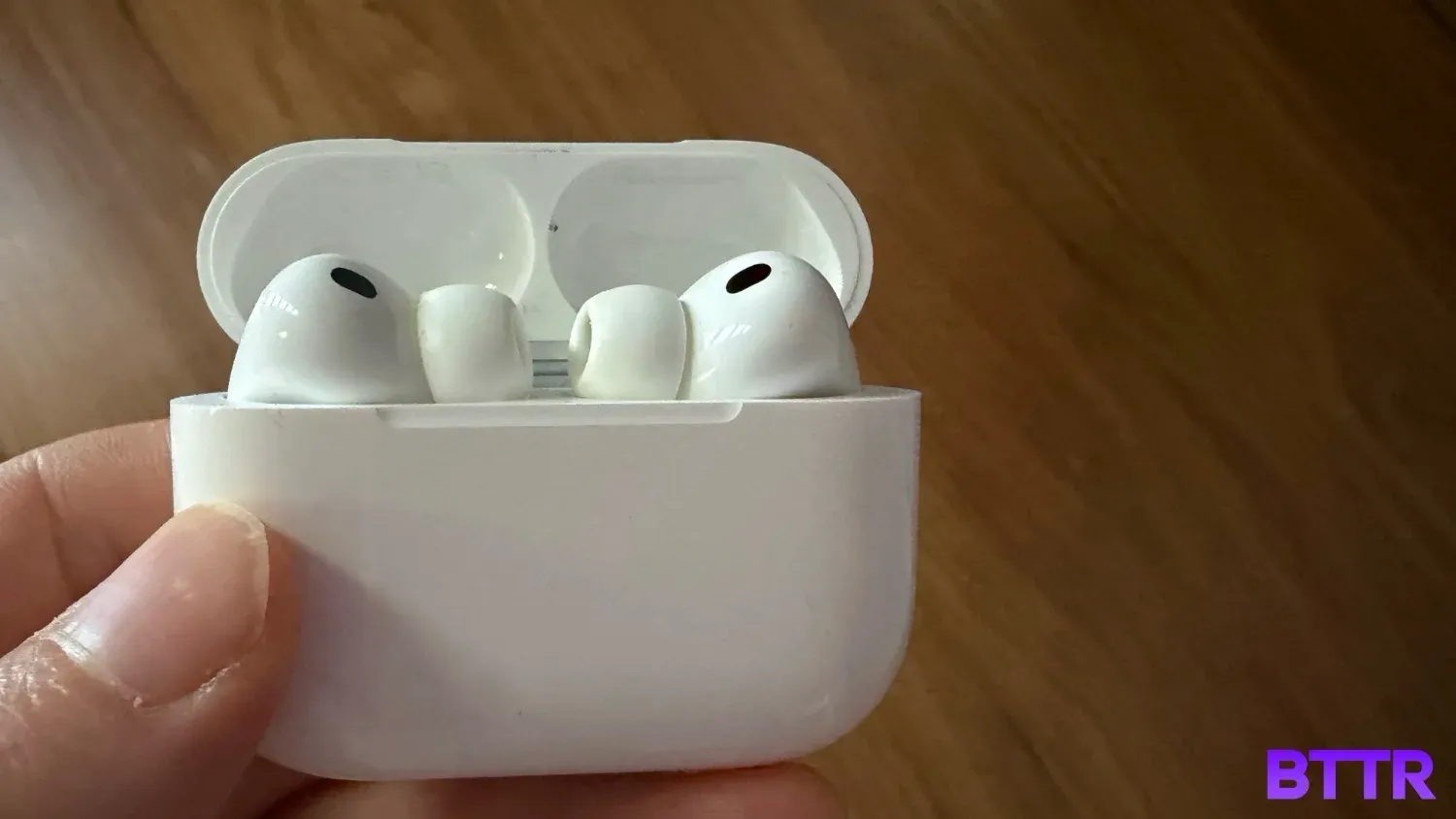 The AirPods Pro 3 in the case