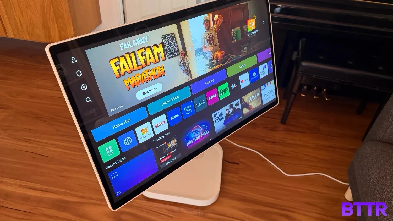 The top half of the home screen is effectively an ad slot. 