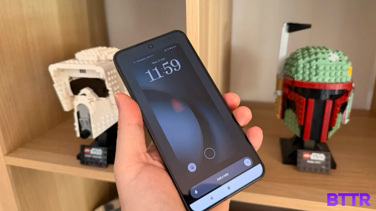 The AI button interface on the Nothing Phone (3)