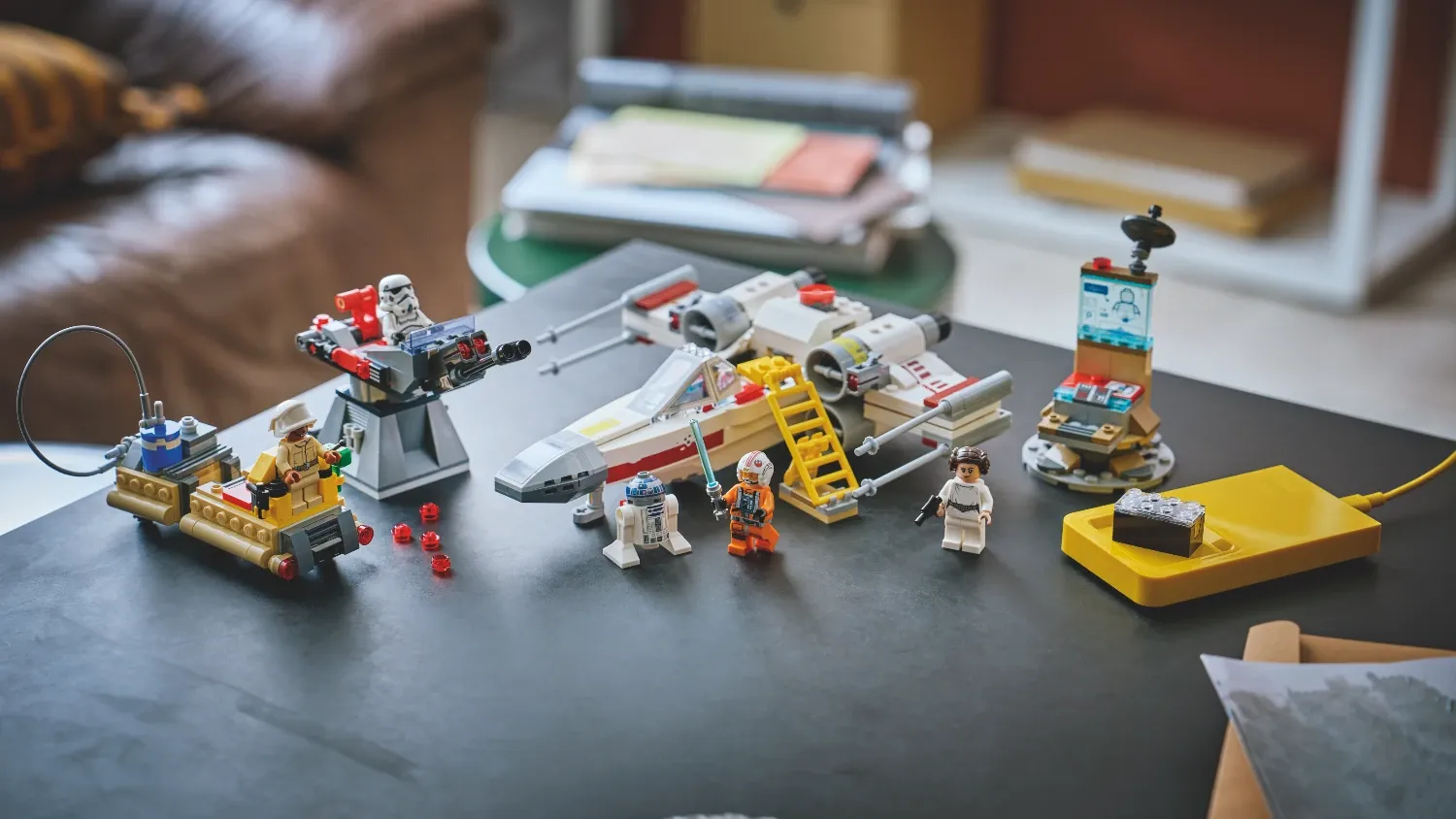 Luke's Red Five X-Wing Smart Lego playset