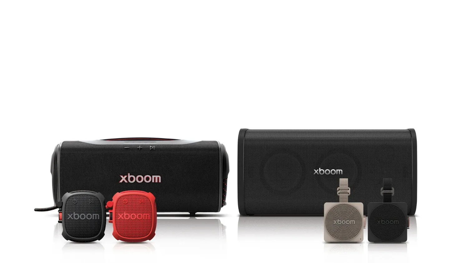 The 2026 xboom speaker lineup from LG and Will.I.Am