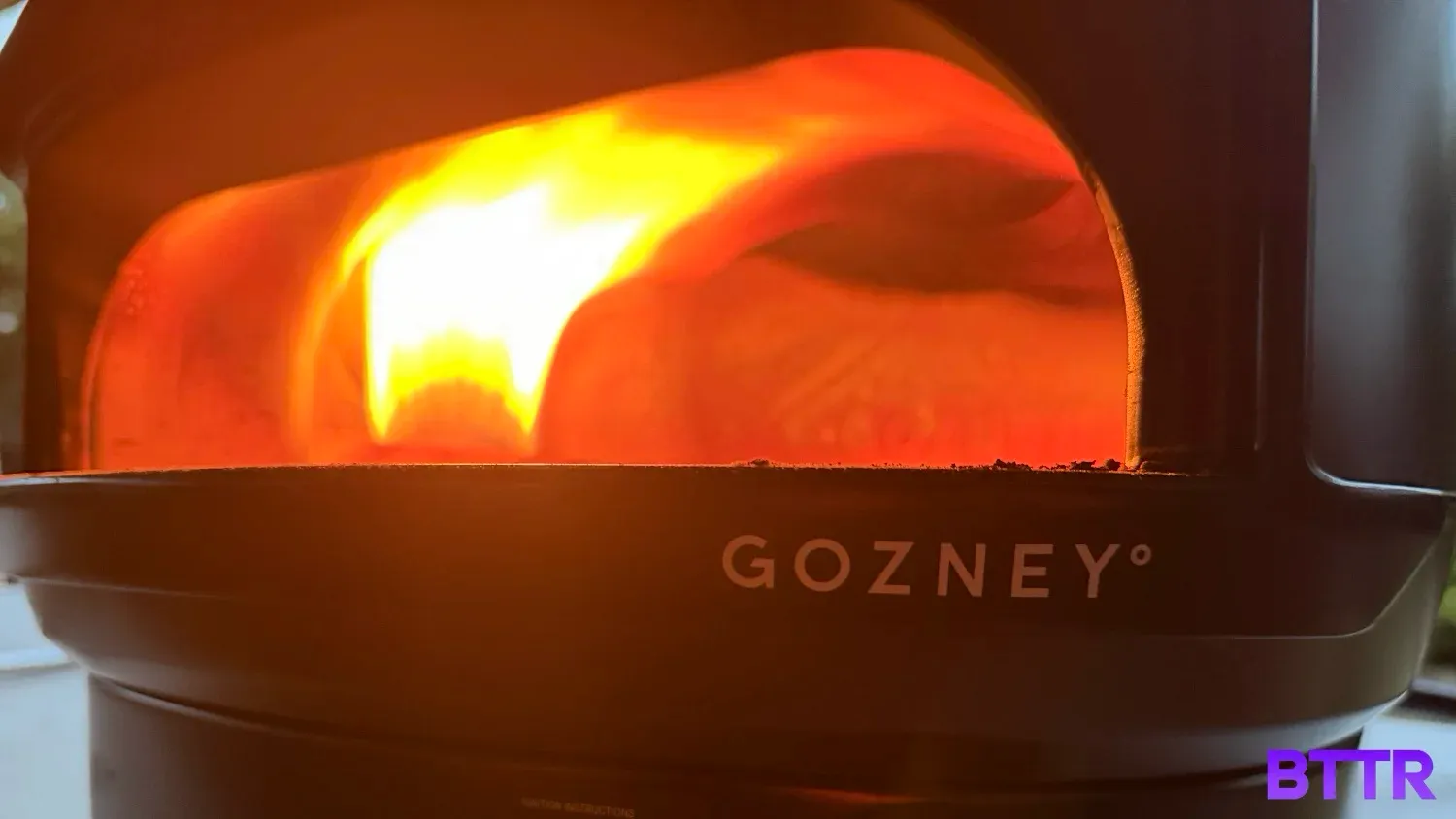 Close up of the Arc Lite burning at high temperature