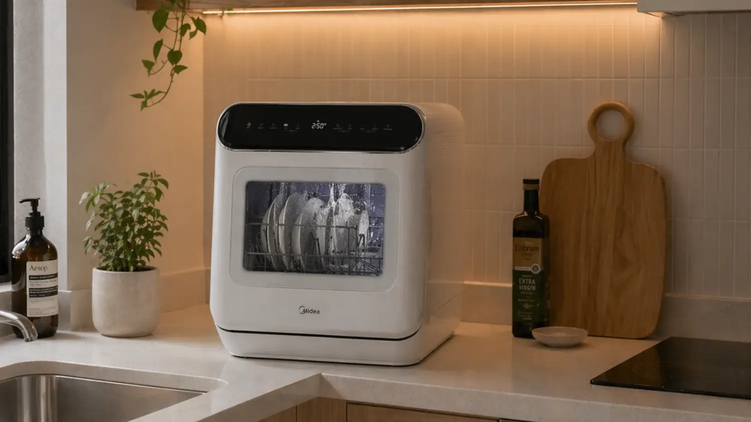 midea's benchtop dishwasher