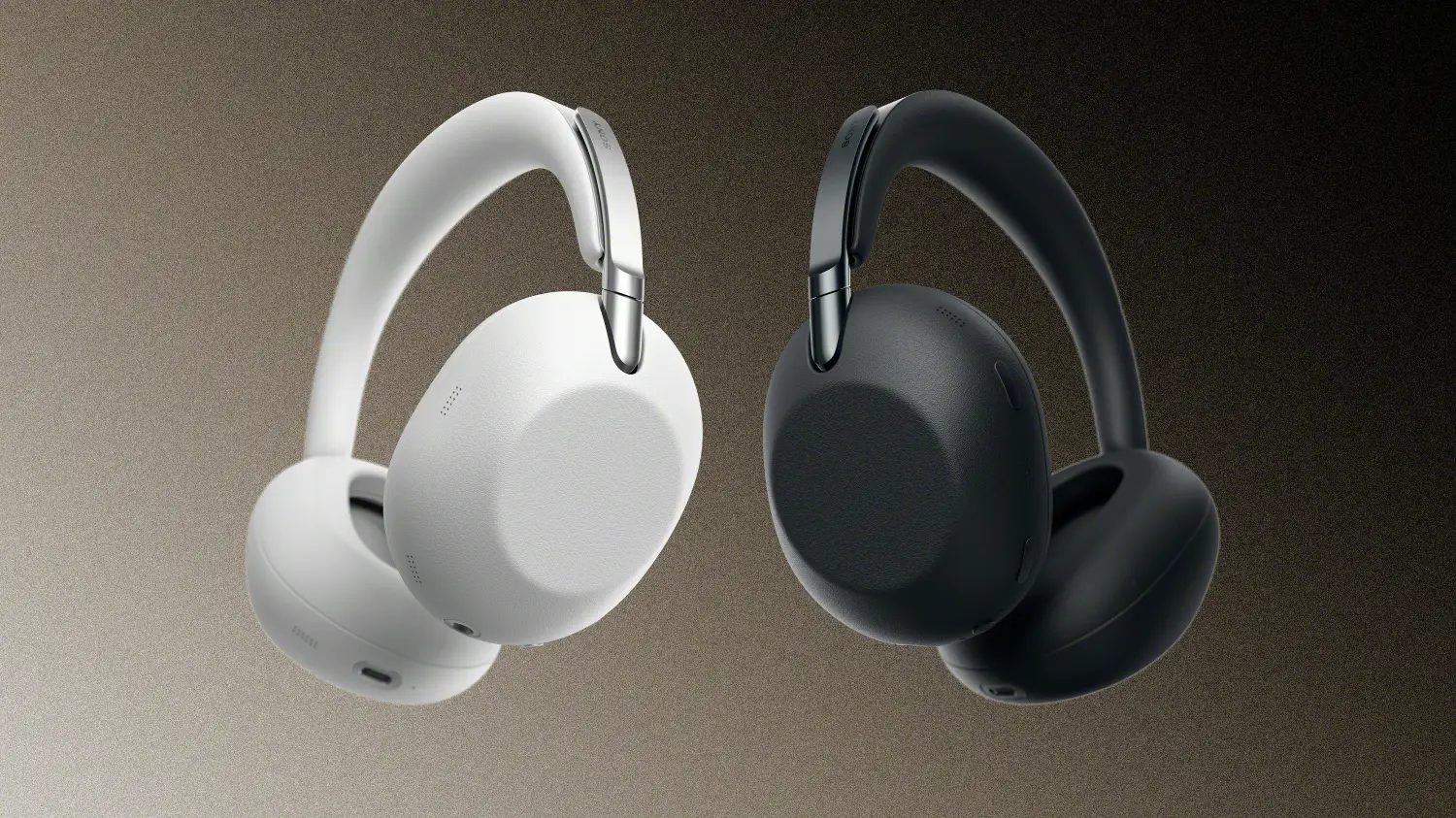 The two coloured models of the new Sony COLLEXION headphones.