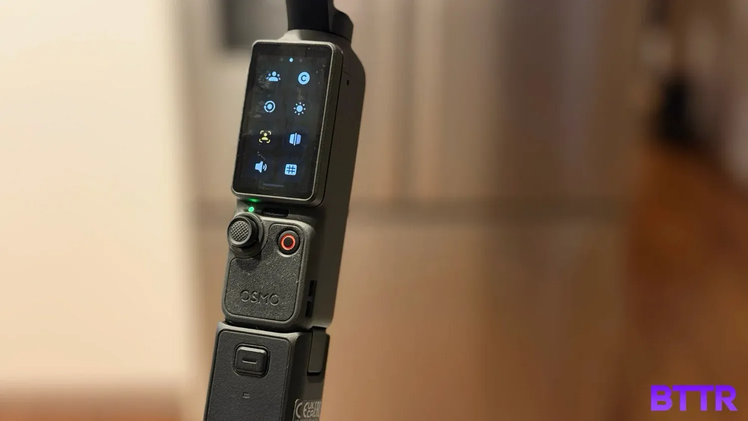A look at the menu of the Osmo Pocket 4