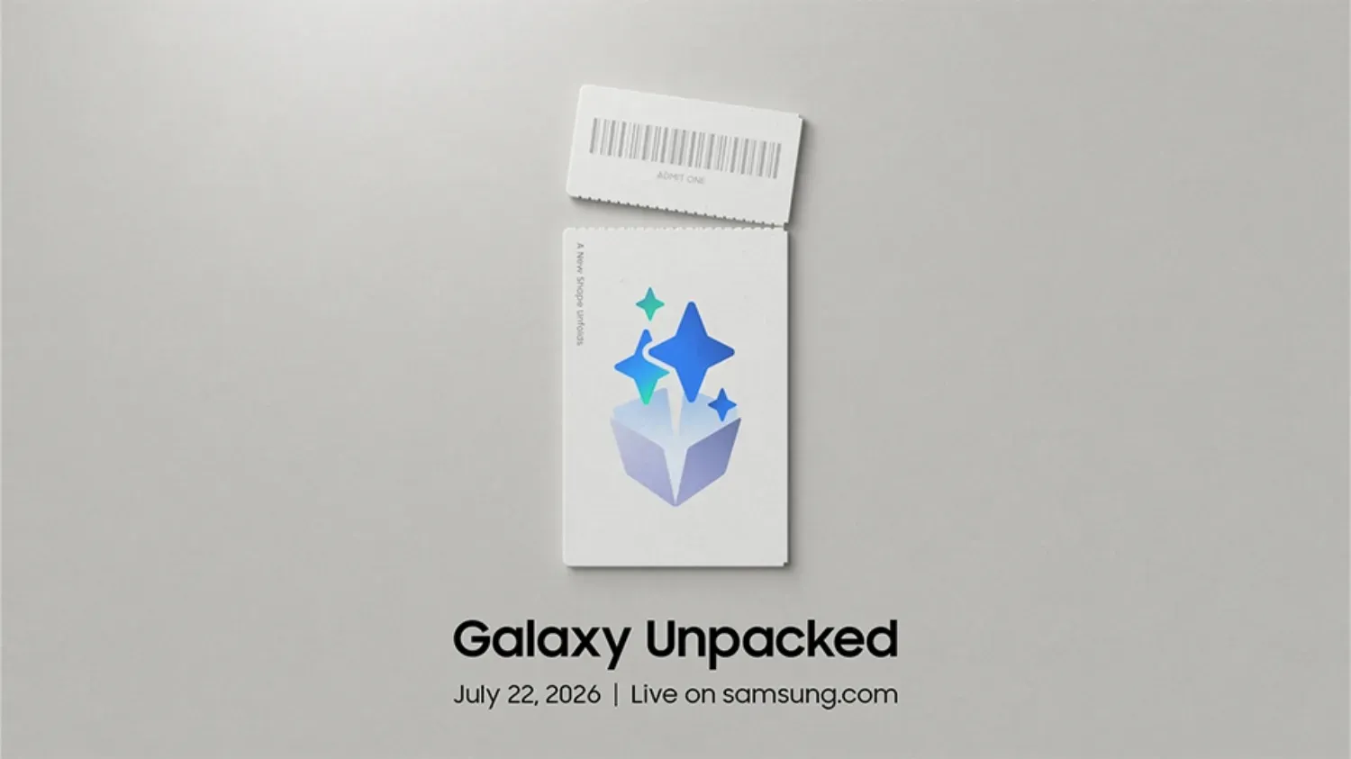 Samsung locks in July 22 for its next foldable showcase