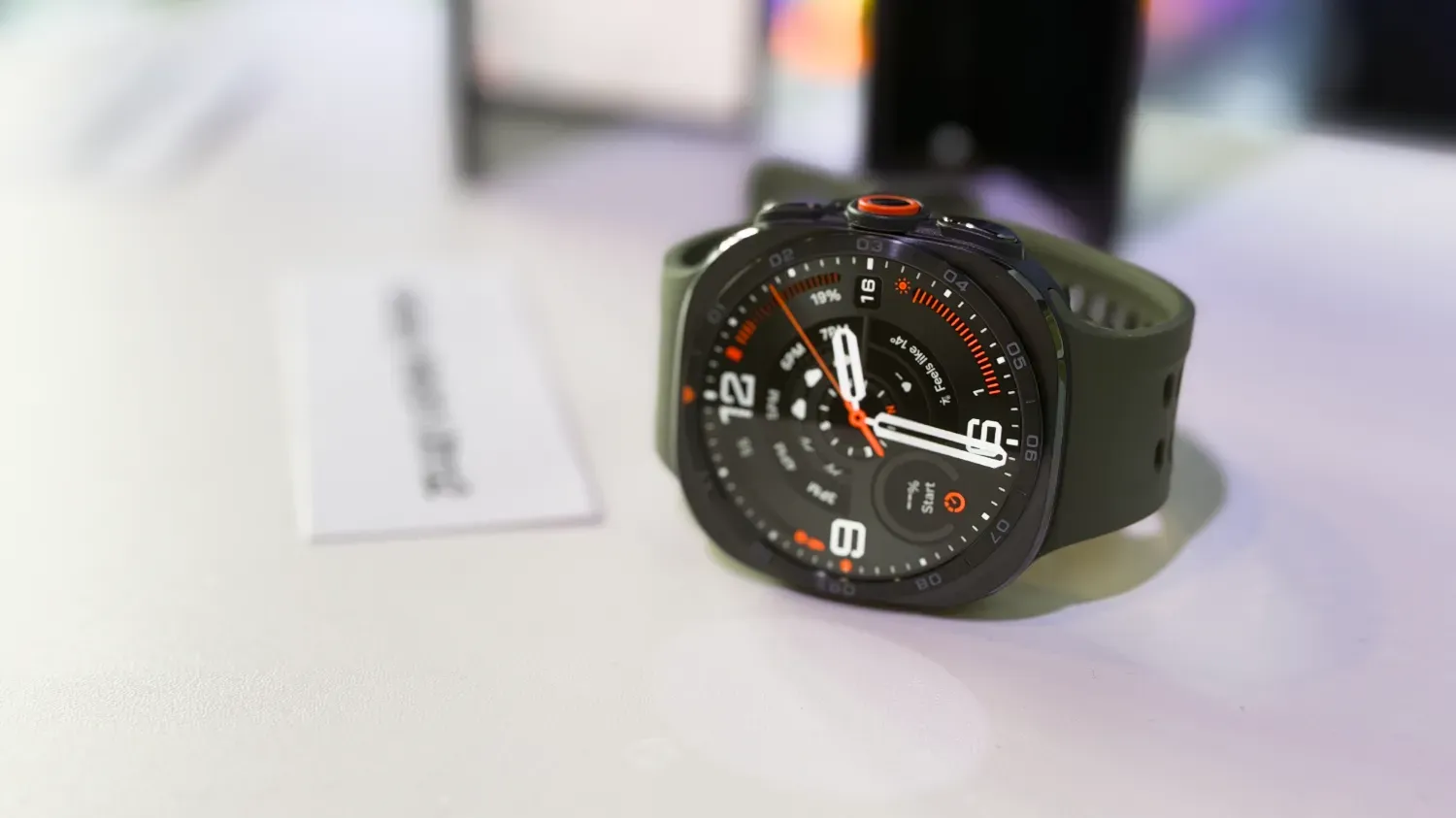 The galaxy watch ultra 2 on a table