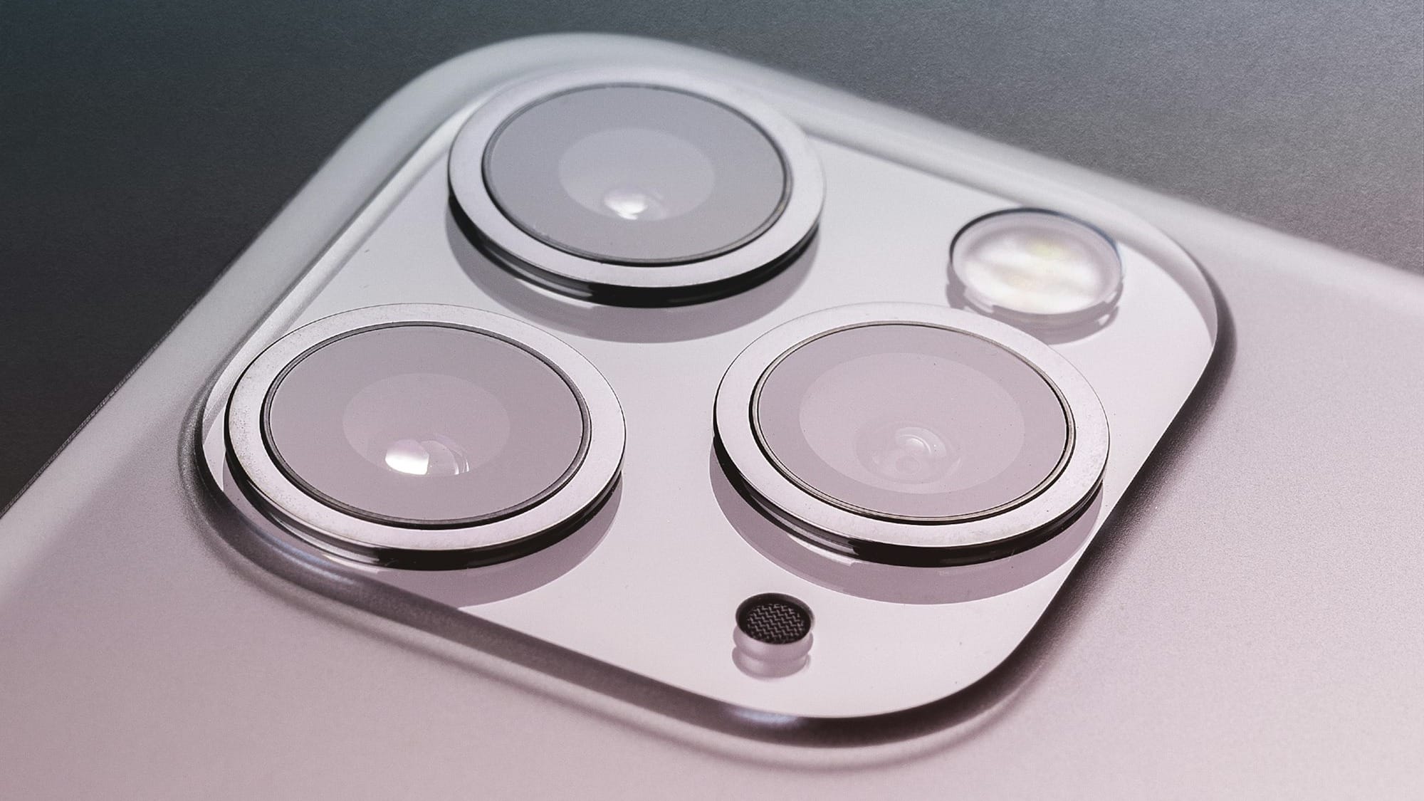 close up of an iPhone camera