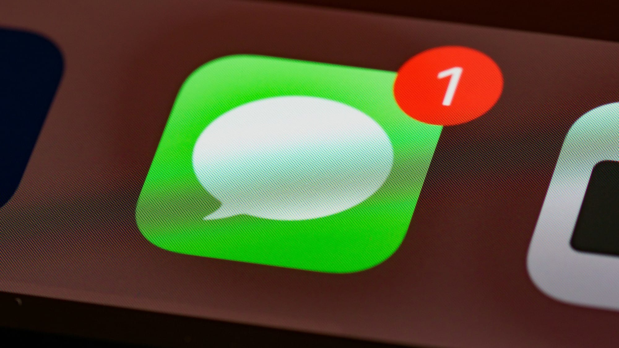 green and white apple messages logo