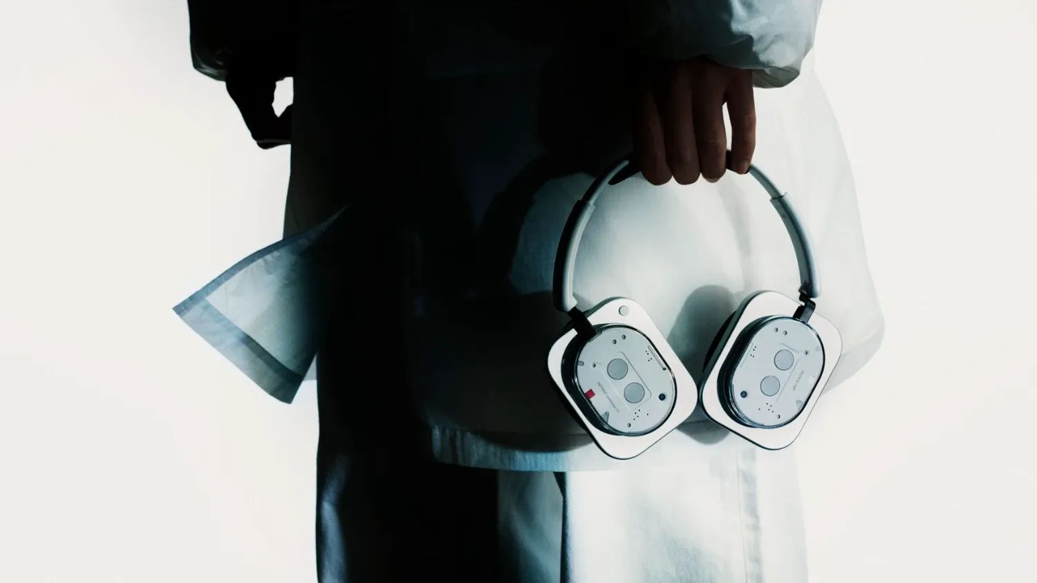 someone holding the Nothing Headphones (1)