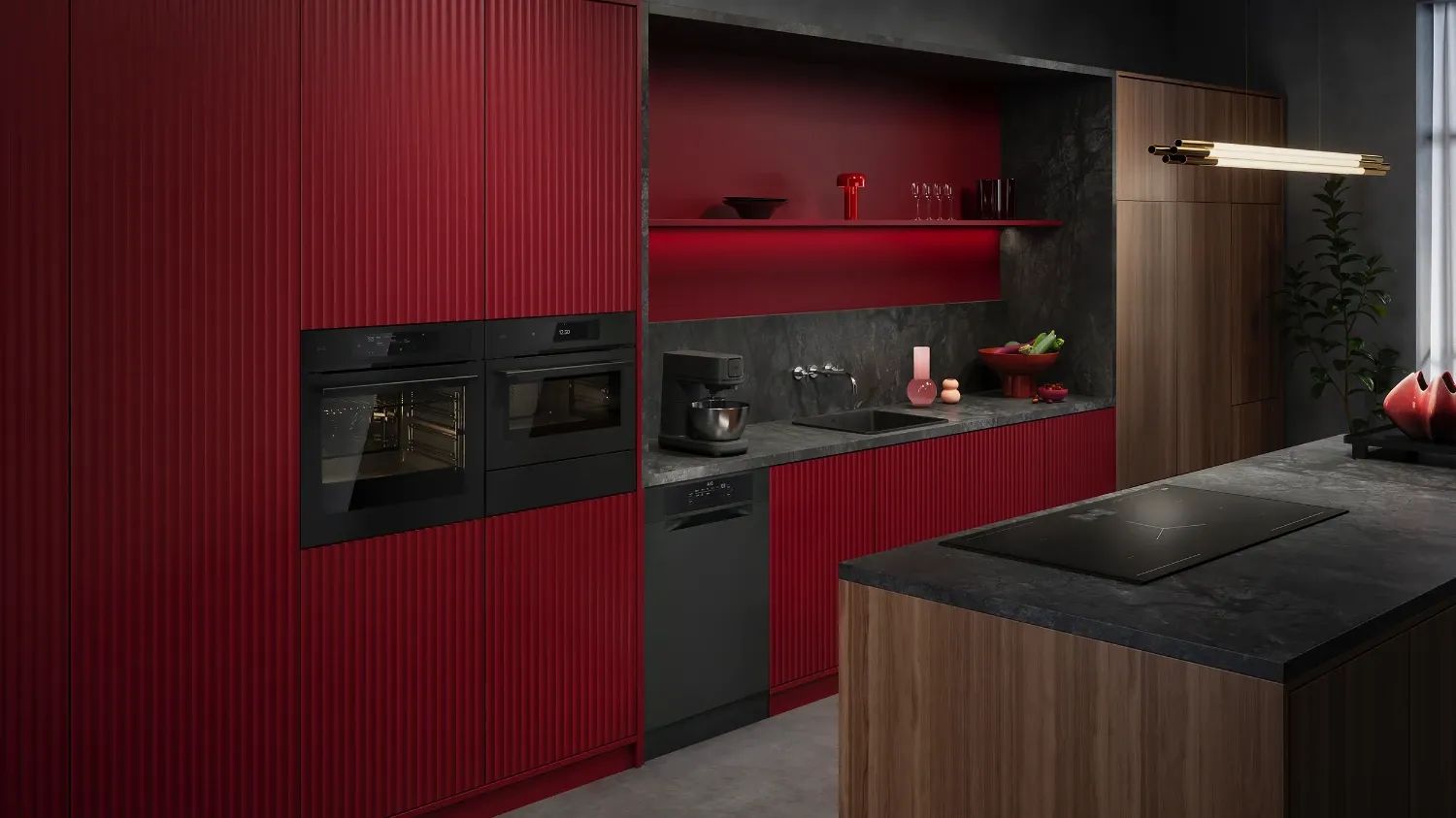 AEG's fancy new appliances in a fancy new kitchen