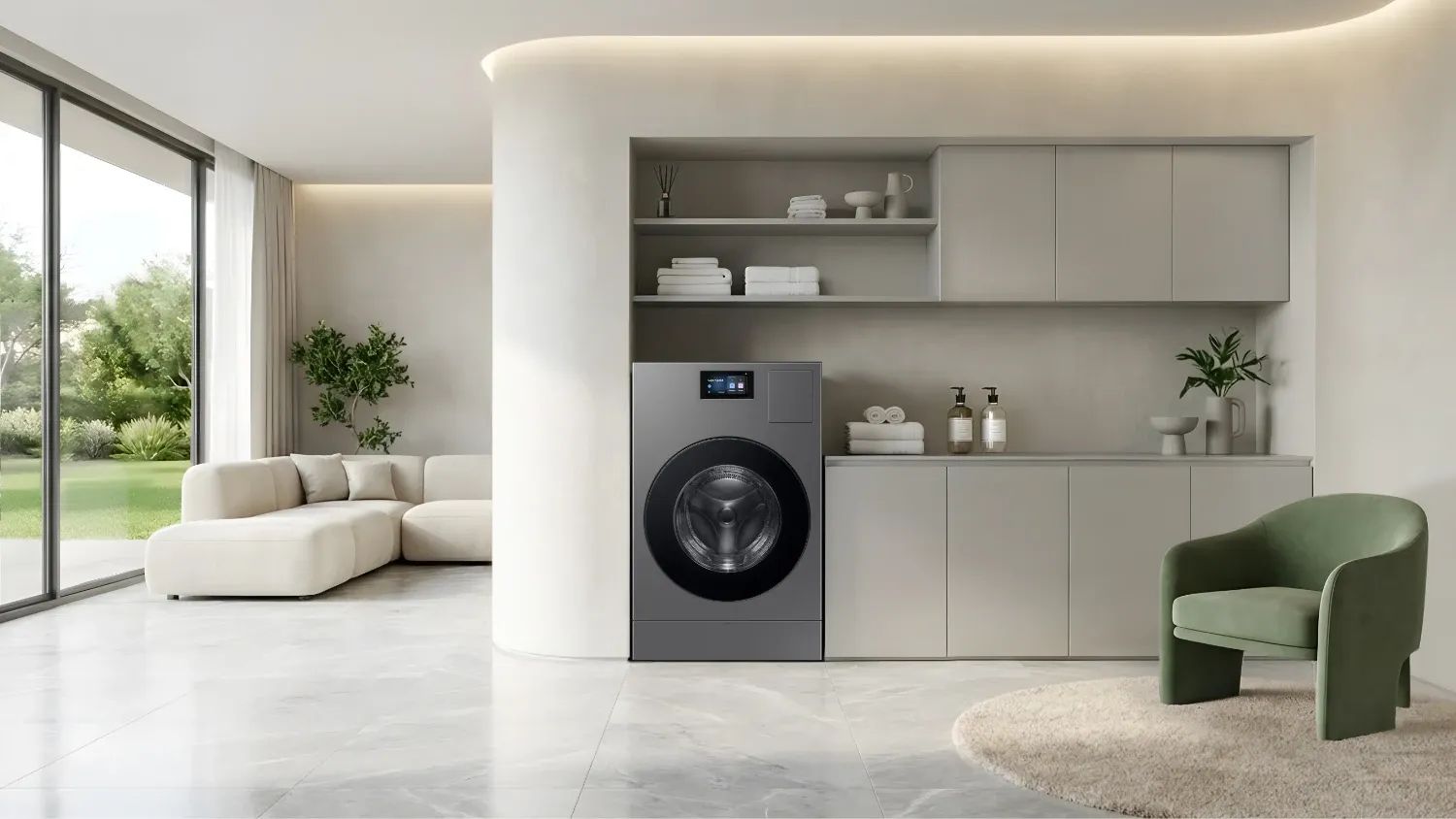 The new Samsung Bespoke AI Laundry Combo