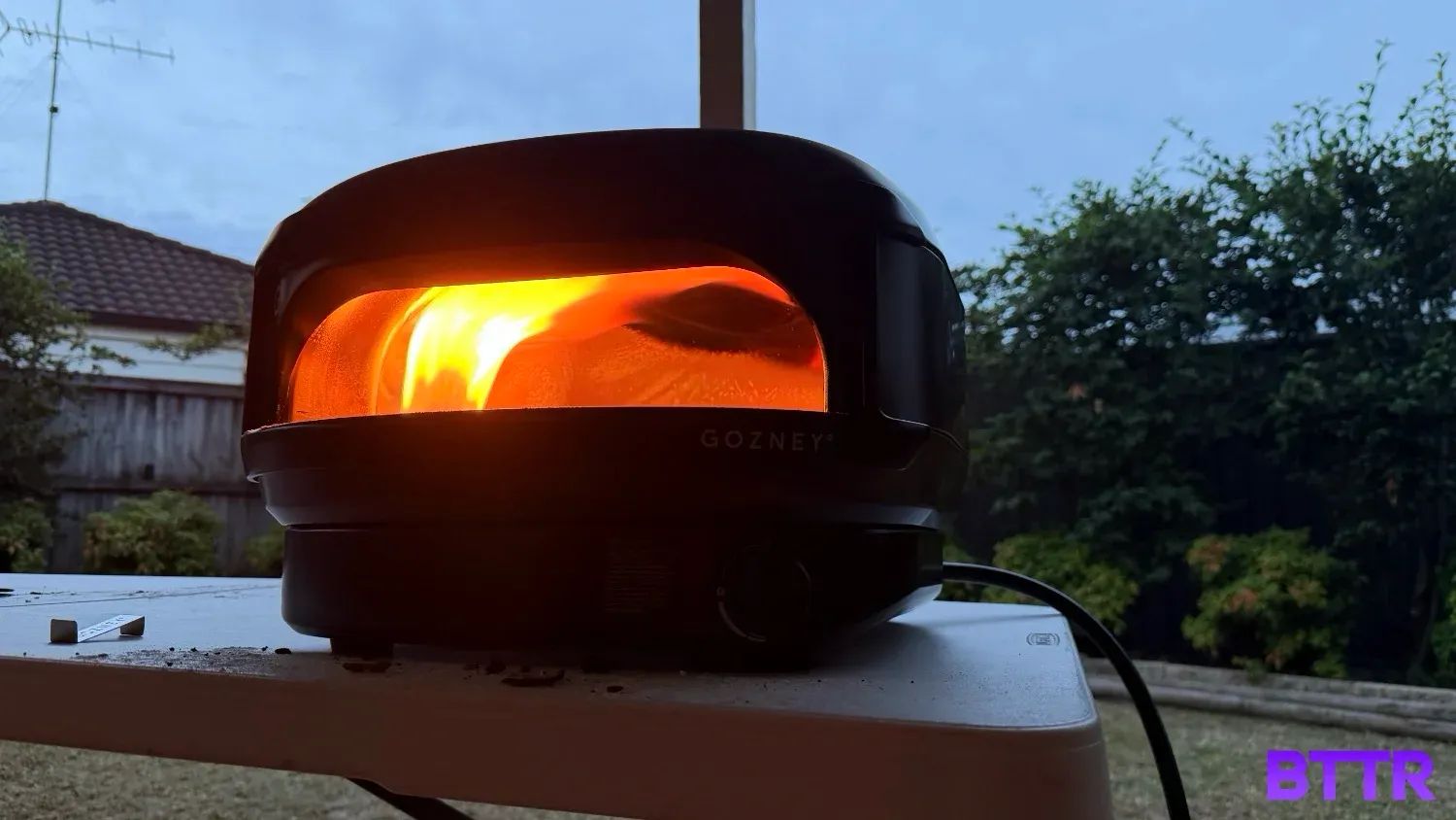 The flame of the Gozney Arc Lite