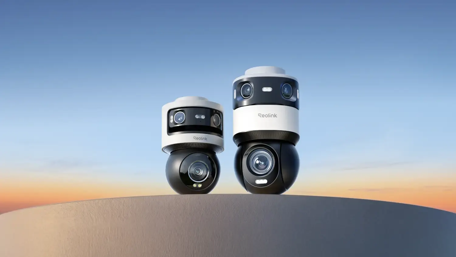 The new Reolink Omvi cameras with three lenses.