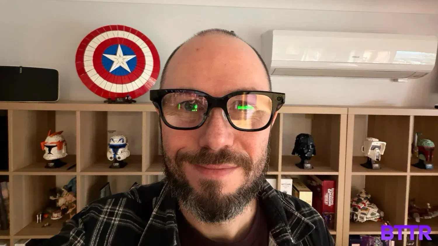 Wearing the Rokid AI Smart glasses