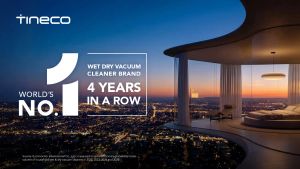 Tineco crowned world's top wet and dry vacuum brand