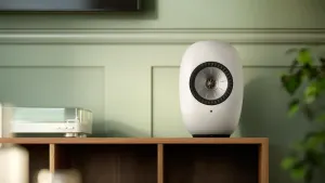 KEF's LS LUXE is a speaker designed to be stared at as much as listened to