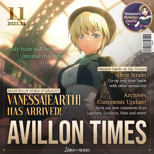 November Avillon Times: Maestra of Noble Starlight [Earth] Vanessa is ready to serve!