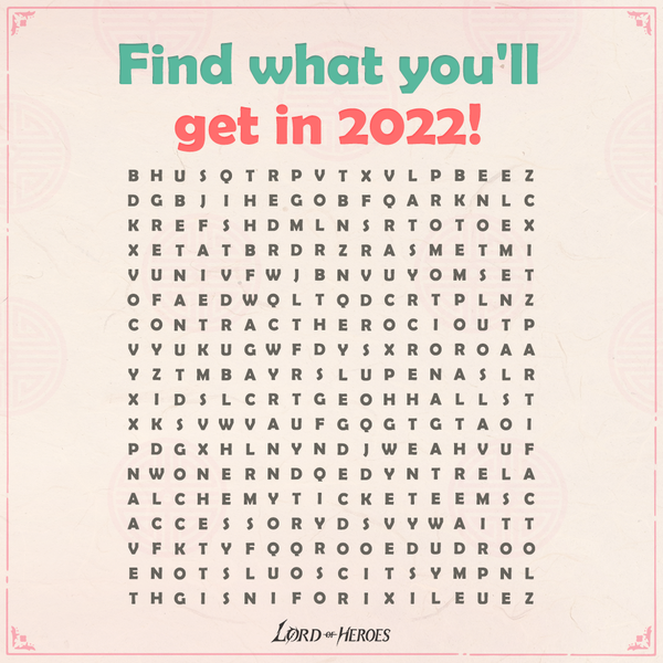 Avillon's New Year Word Search Puzzle!