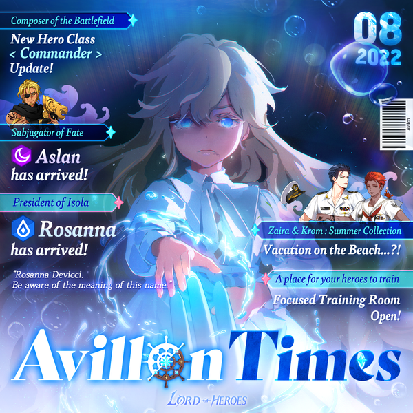 August Avillon Times: President of Isola, [Water] Rosanna is ready to serve!