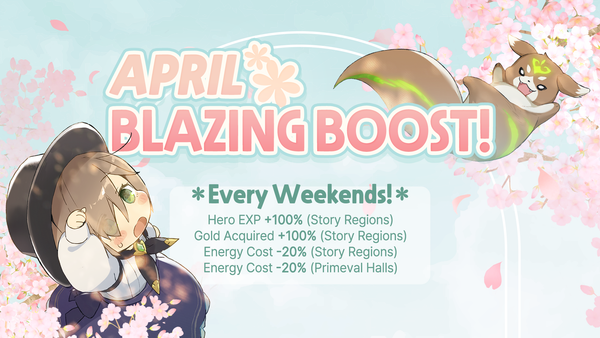 [Event] April Blazing Boost!