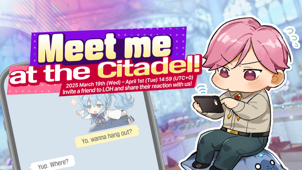 [Event] Meet Me at the Citadel!