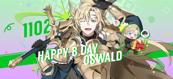 [Coupon] Nov 2nd is Oswald's birthday!