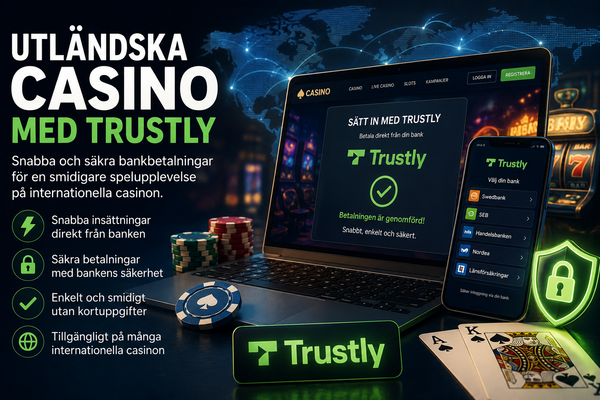 Utländska Casino Med Trustly – Därför Har Smidiga Bankbetalningar Blivit En Avgörande Del Av Den Moderna Spelupplevelsen