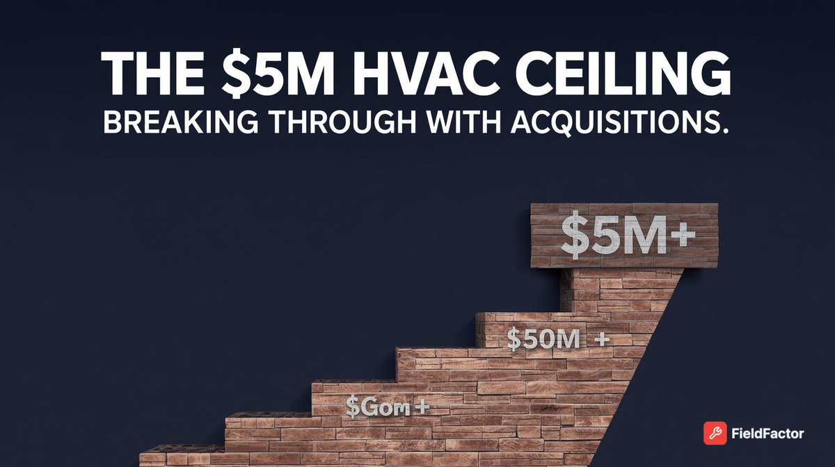 Smash the $5M Ceiling: The HVAC Acquisition Playbook for $1M Owners to Hit $10M Revenue