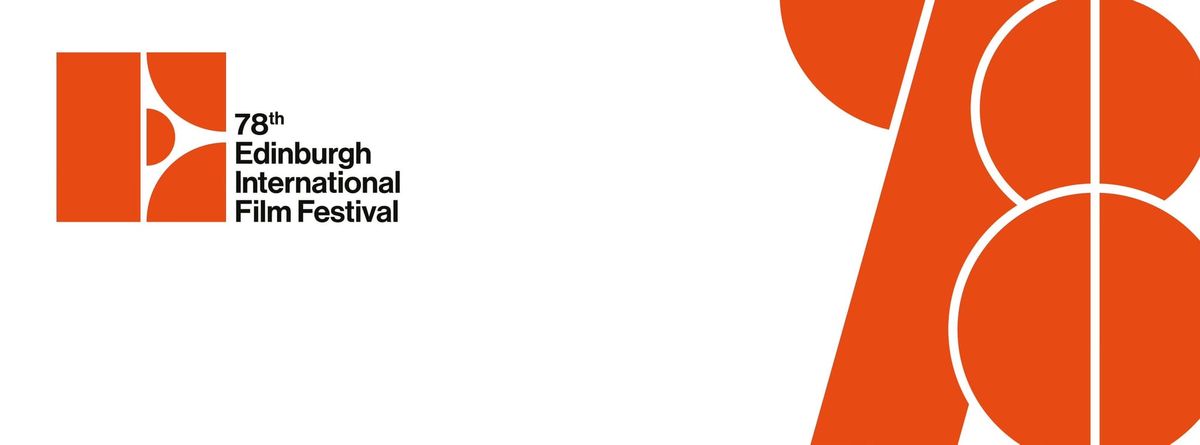 A stylised Orange 'E' on a white background with the words "78th Edinburgh International Festival" next to it and a highly stylised orange '78' to the right of the main logo.