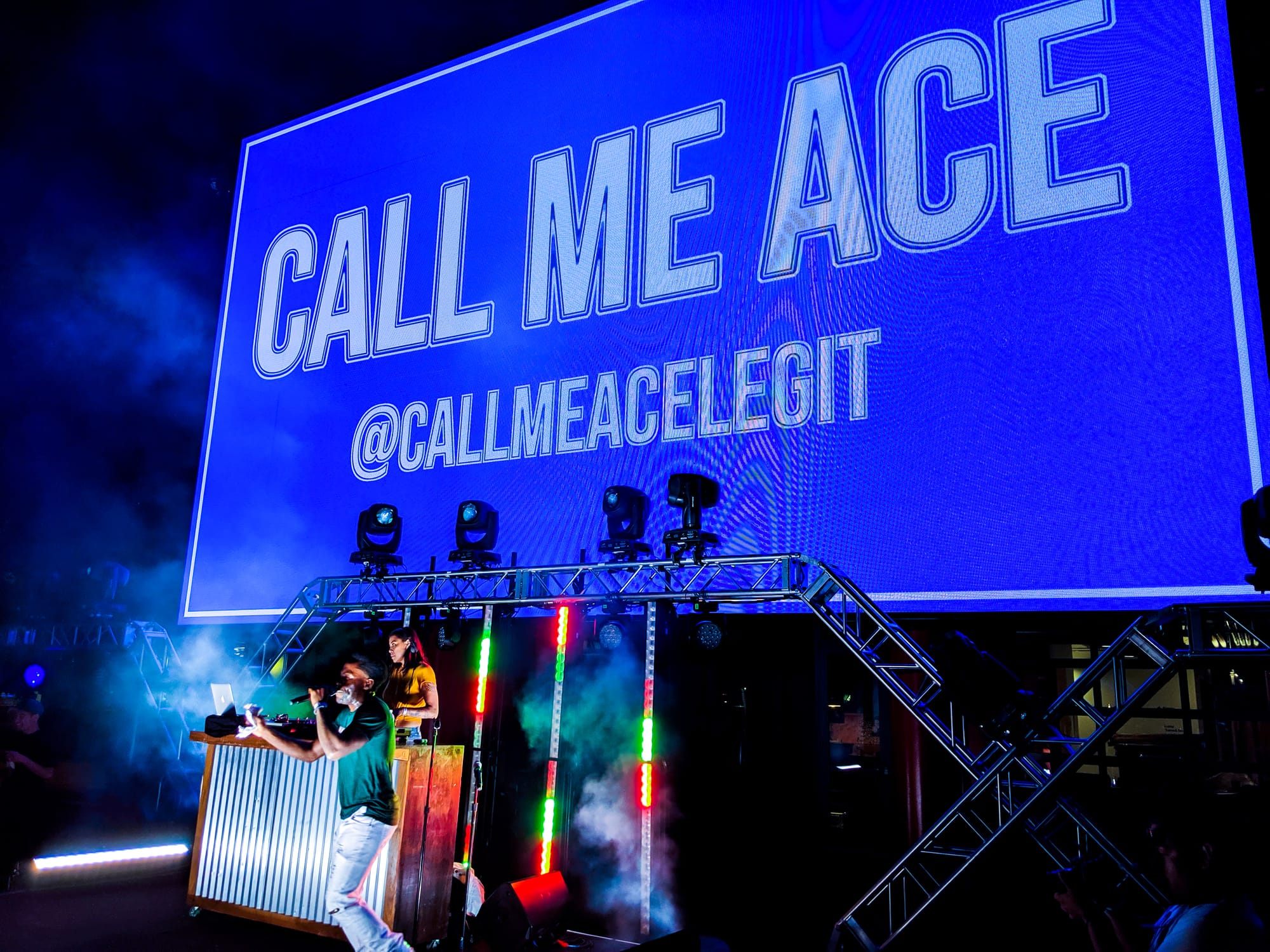 Call Me Ace performing at Facebook Menlo Park Campus