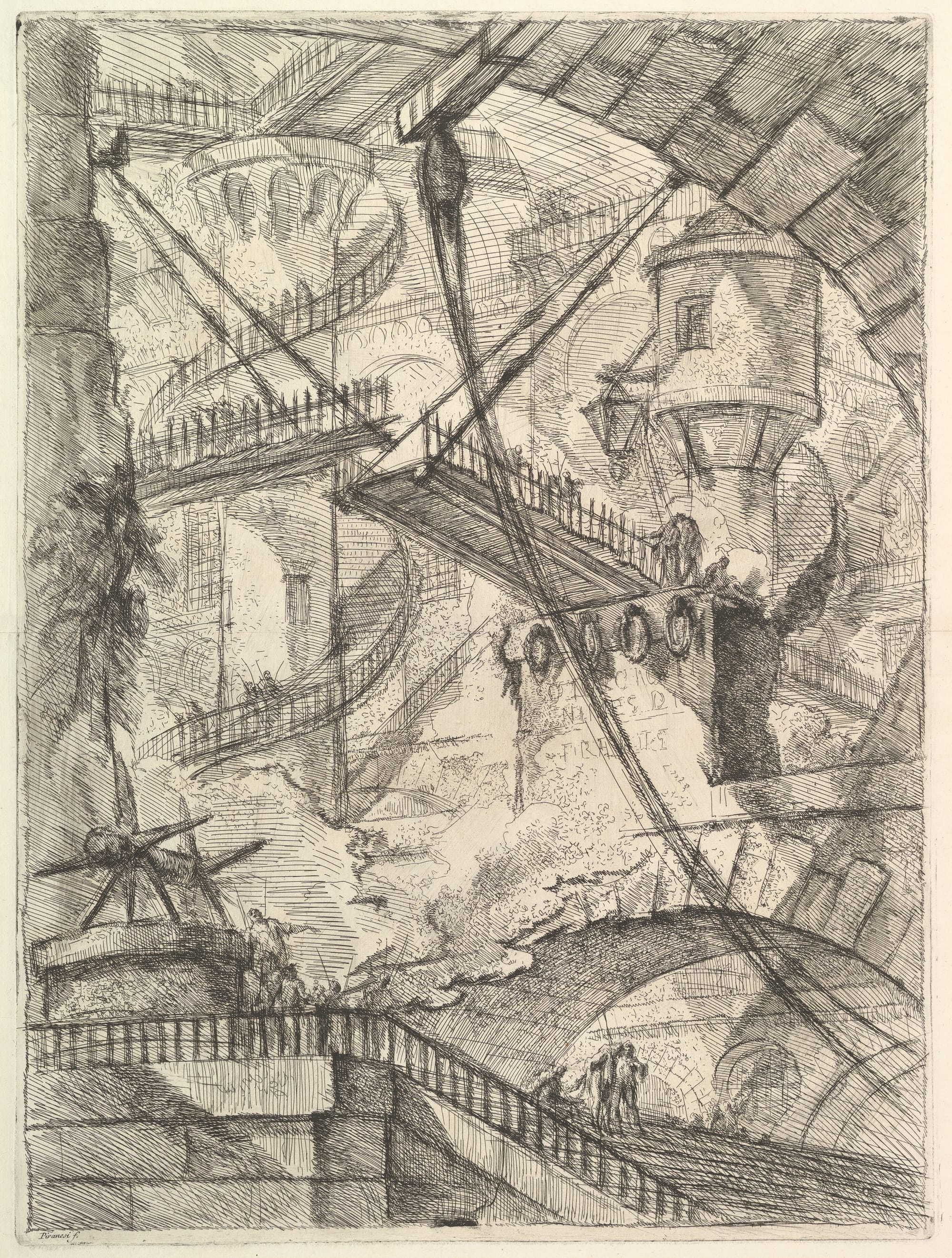 Giovanni Battista Piranesi - The Drawbridge