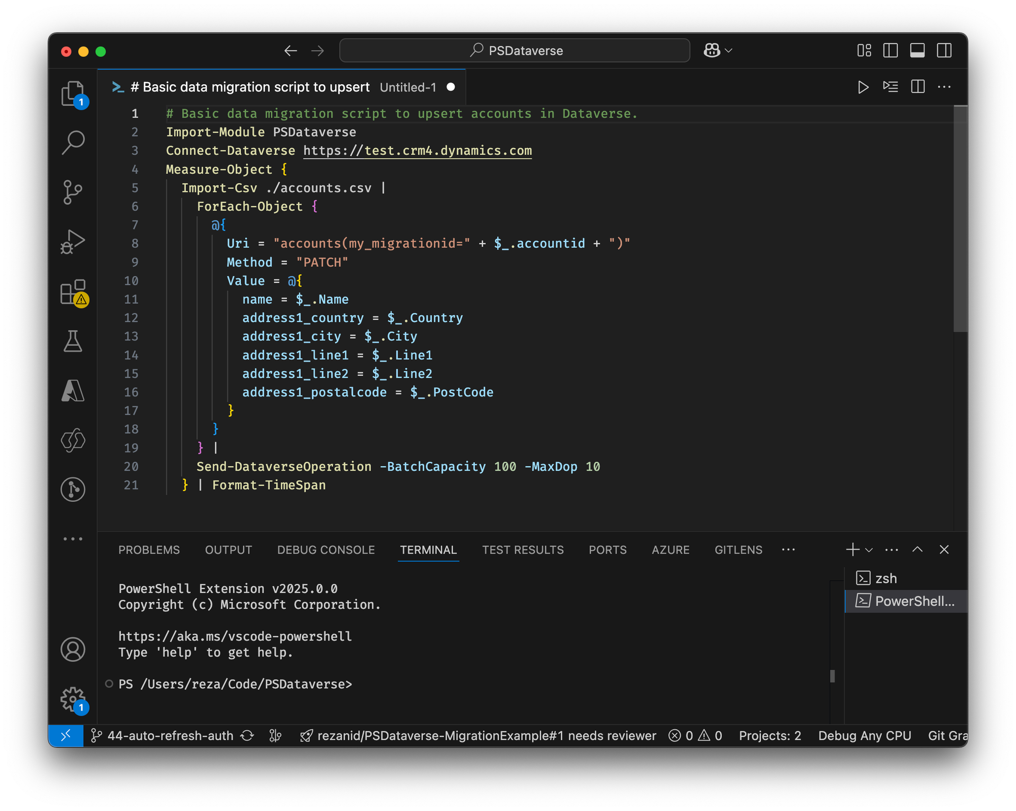 Power Platform Data Migration as Code