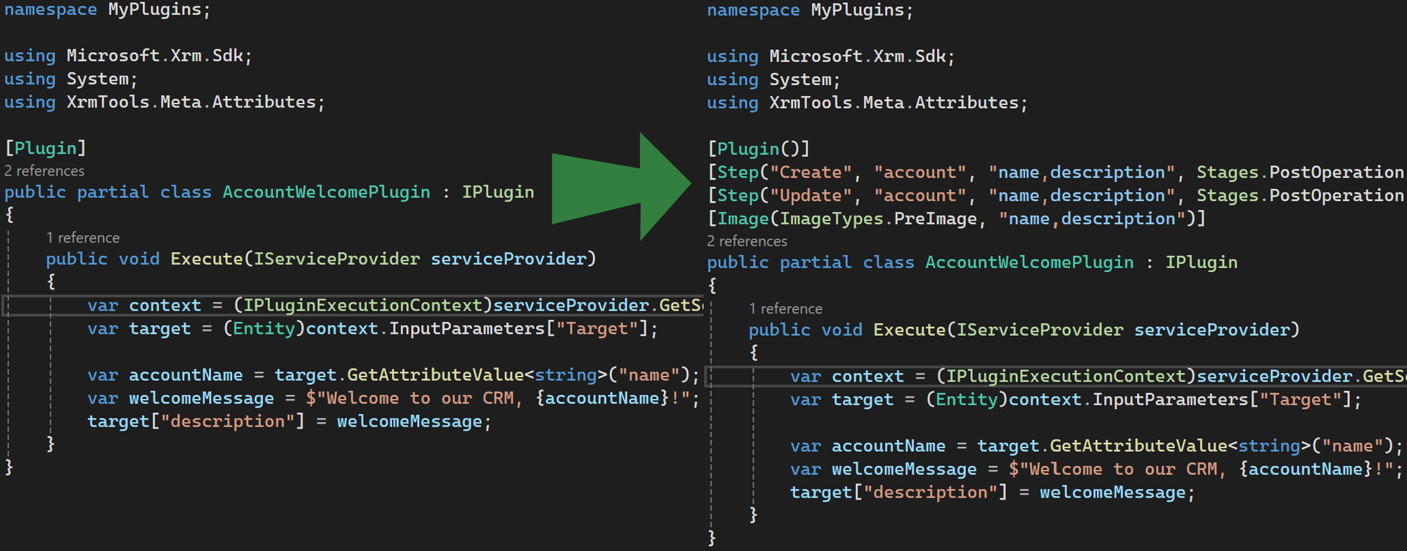 Automatically Generate Plugin Registration Attributes with Xrm Tools v1.3.0