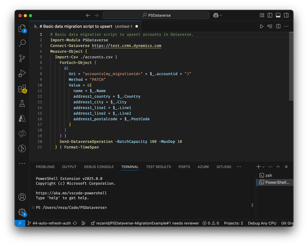 Power Platform Data Migration as Code