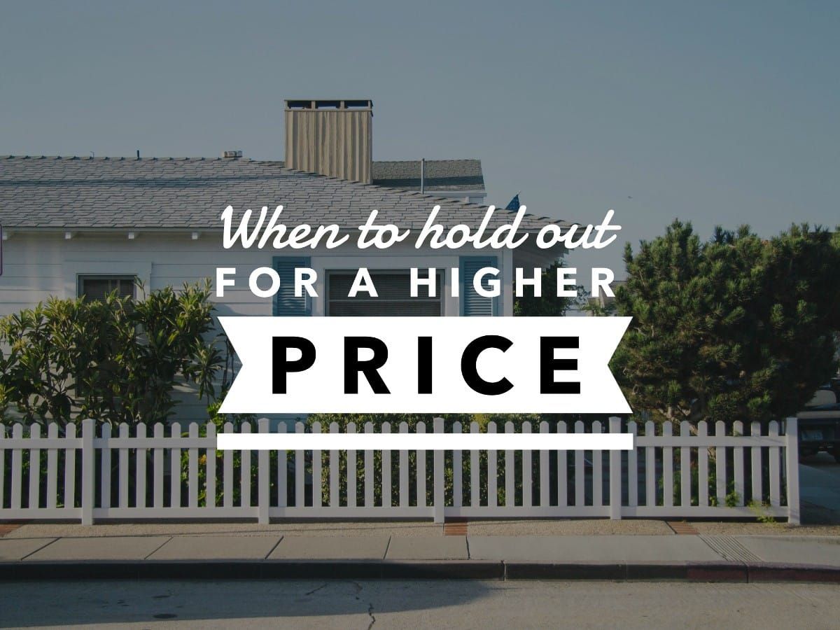 Content Club - When to hold out for a higher price