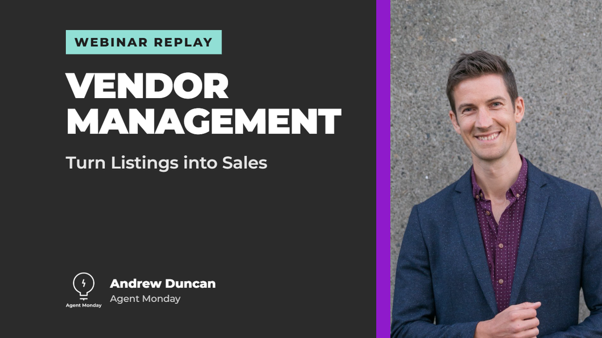 Vendor management that turns listings into sales