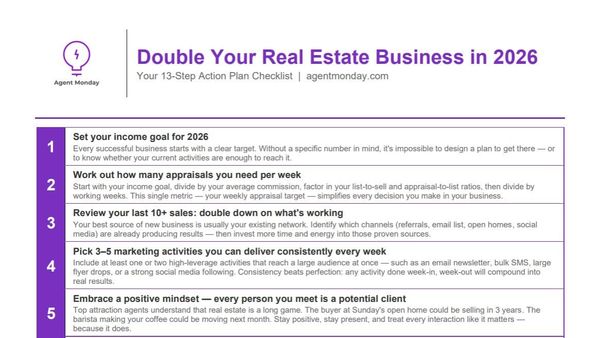 How to Double Your Real Estate Business in 2026 - A 13-Step Guide