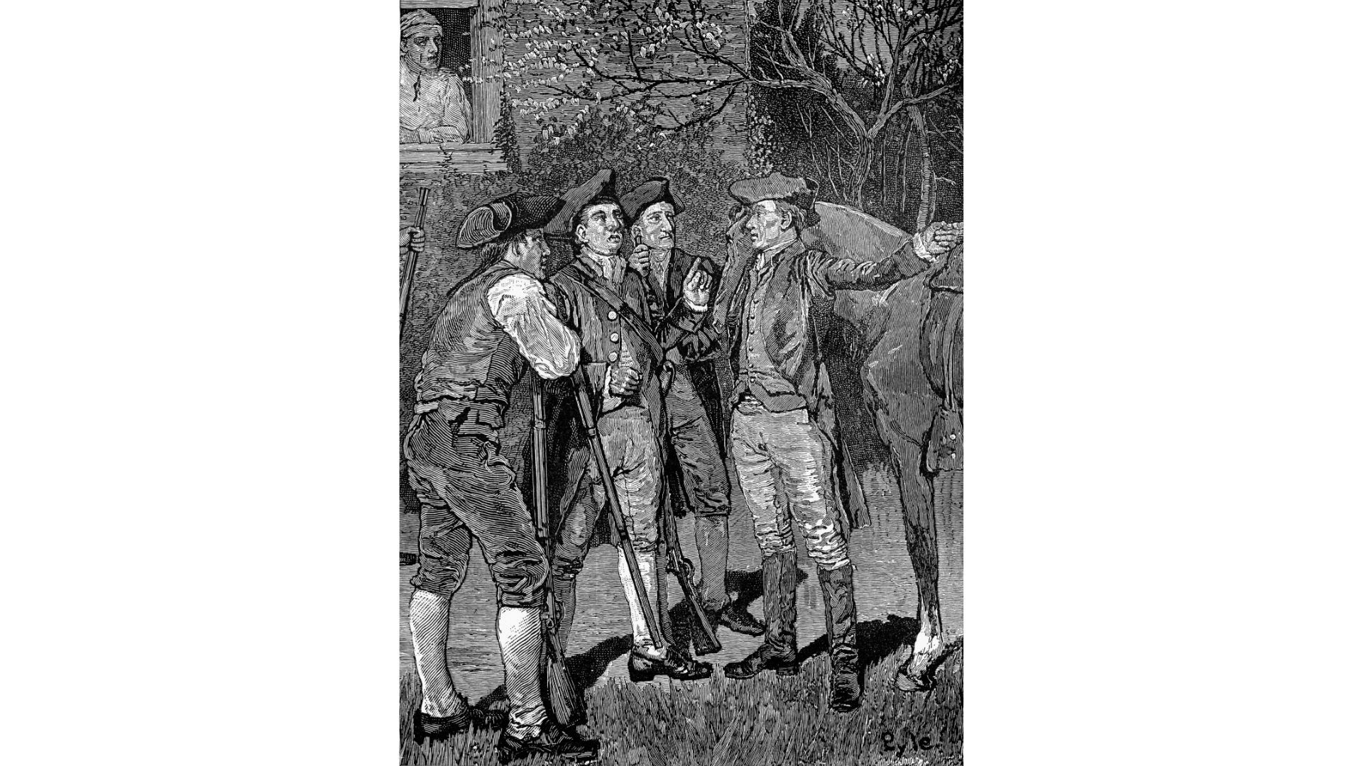 Man riding horse in black and white photo