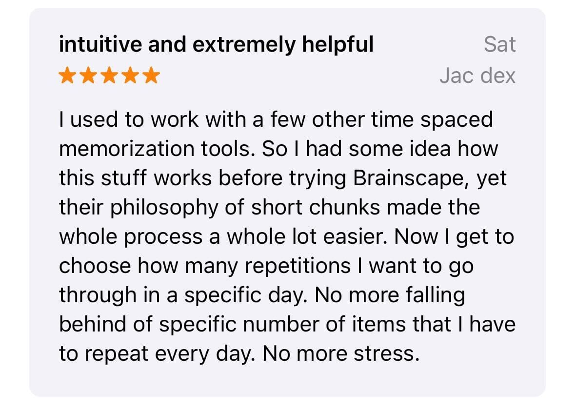 Brainscape flashcards app review